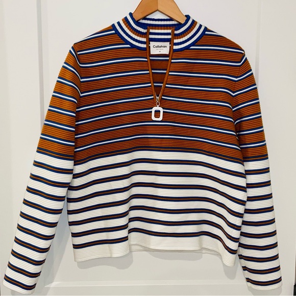 Callahan Sweaters - Callahan Whitney Zip-Up Pullover - Anthropologie